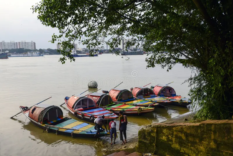 An Evening In The Boat On The River Ganges